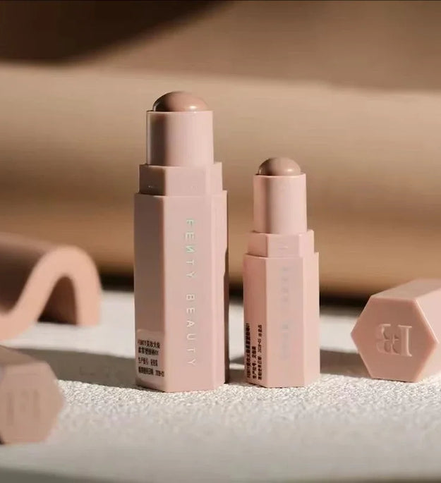 Fenty Beauty Multi-color Contour Stick Concealer Facial Matte 3D Diamond Highlight Non Fading Water Gloss Lip Glaze Gloss Makeup