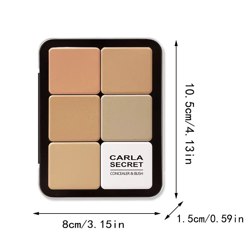 12-color iron box concealer blush cream matte highlight contour makeup all-in-one palette