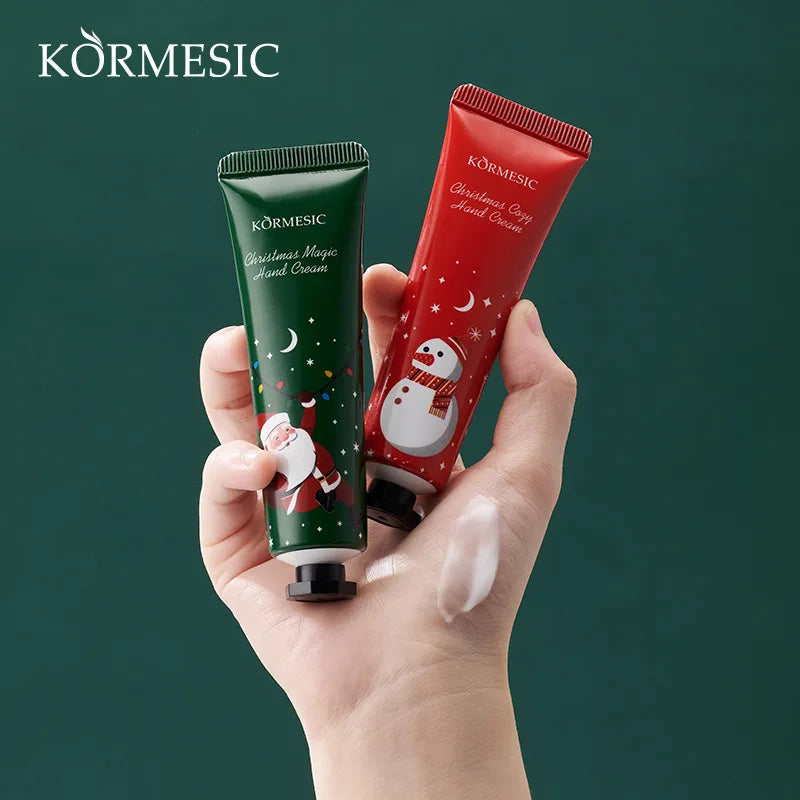 Christmas Gift Set Hydrating Body Care Collection, featuring Hand Cream, Lip Balm, Foot Cream, and Nourishing Moisturizer