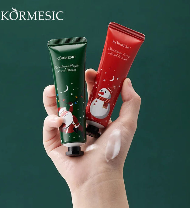 Christmas Gift Set Hydrating Body Care Collection, featuring Hand Cream, Lip Balm, Foot Cream, and Nourishing Moisturizer