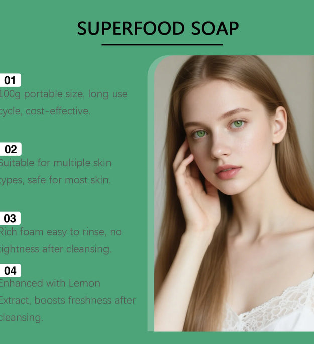 Natural Turmeric Soap for Face & Body Cleanser Handmade Superfood Soap Bar Moisturizing Brightening Skin Exfoliating Face Wash