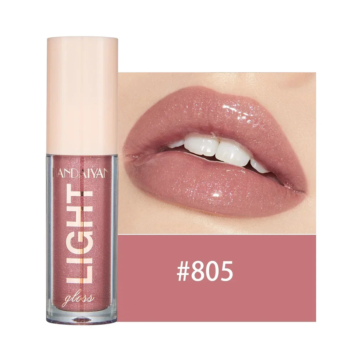 Waterproof Mirror Nude Lip Gloss Long Lasting Moisturizing Colour Rendering Non Sticky Cup Liquid Lipstick Lips Makeup Cosmetics