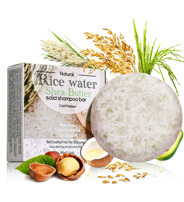 Natural Jinger Shampoo Soap Eco-friendly Packing Polygonum,rice Water, Turmeric,rosemary Hair Soap Organic Hair Darkning& Growth