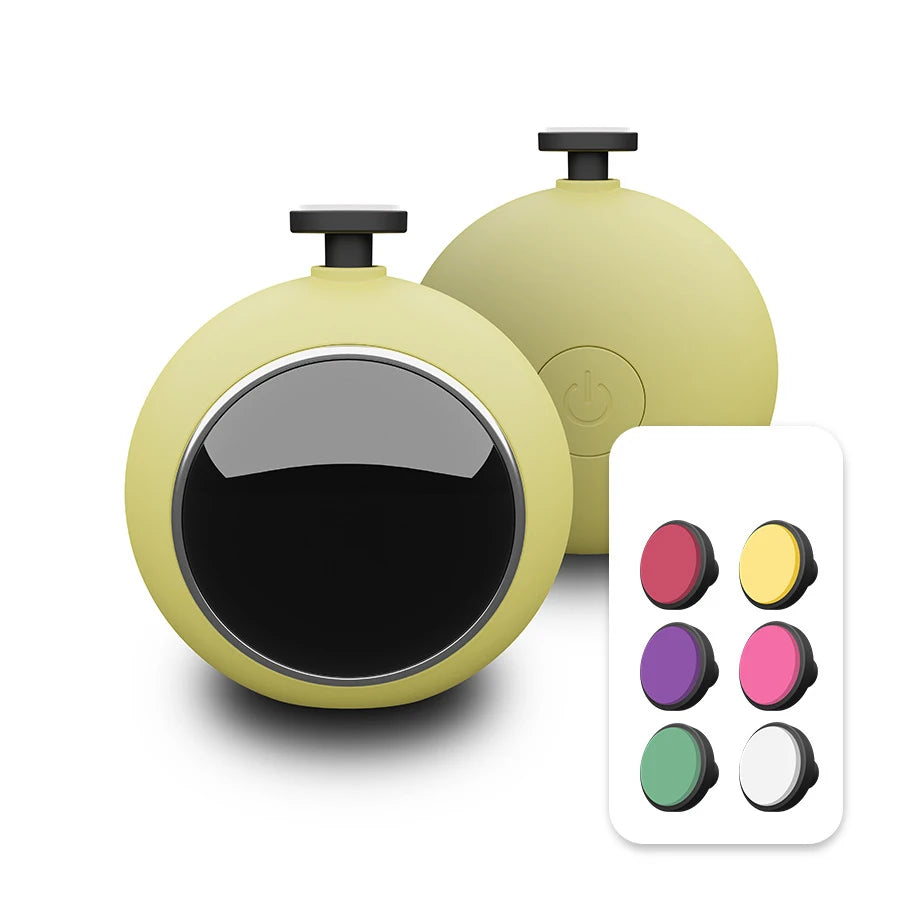 Professional Nail Care Kit Electric Nail File for Baby Adult Use, Safe Nail Grinder with LED Light, Manicure Pedicure Machine