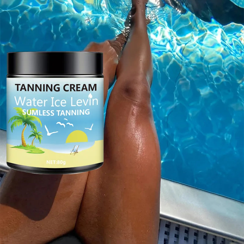Body Tanning Lotion, Rich in Shea Butter, Coconut Oil, Deep Moisturizing and Moisturizing, Fast Absorption, 0 Greasy, No Sun Tanning, Hypoallergenic for Men and Women
