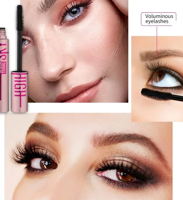 Eyelashes Lengthening 4D Mascara - Lengthening, Thickening, Waterproof, Sweat-Resistant, Silky Lash,Non-Smudging, Easy to Remove