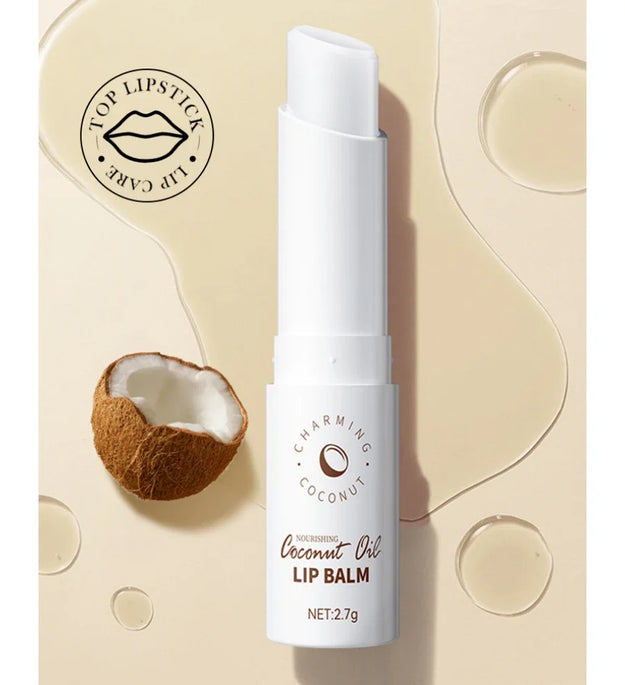 Coconut Lip Balm Lasting Nourishment and Moisture for Men and Women Daily Care Lip Balm