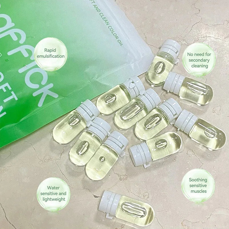 Maffick Camellia Cleansing Oil - Single-Use Packs, Deep Cleansing, Gentle Makeup Removal, Portable and Convenient