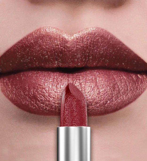 21Colors Bold & Intense Glitter Shiny Metallic Lipstick Pearlescent Lip Tint,Long Lasting Lip Senior Matte Lip Makeup Gifts for