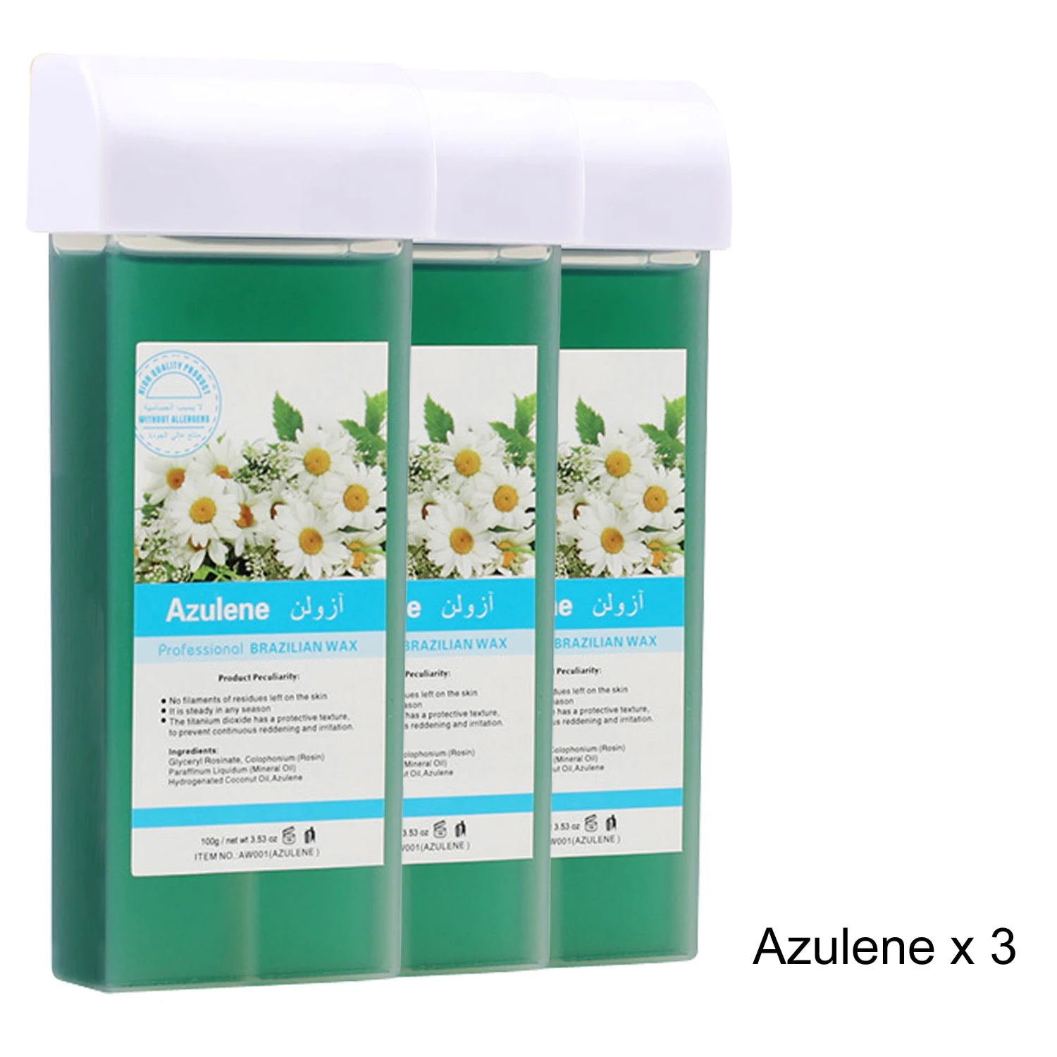 Roll on Wax Painless Wax Roll On For Hair removal Depilatory Wax Warmer Honey Aloe Wax Cartridge For Bikini Body Hair Removal