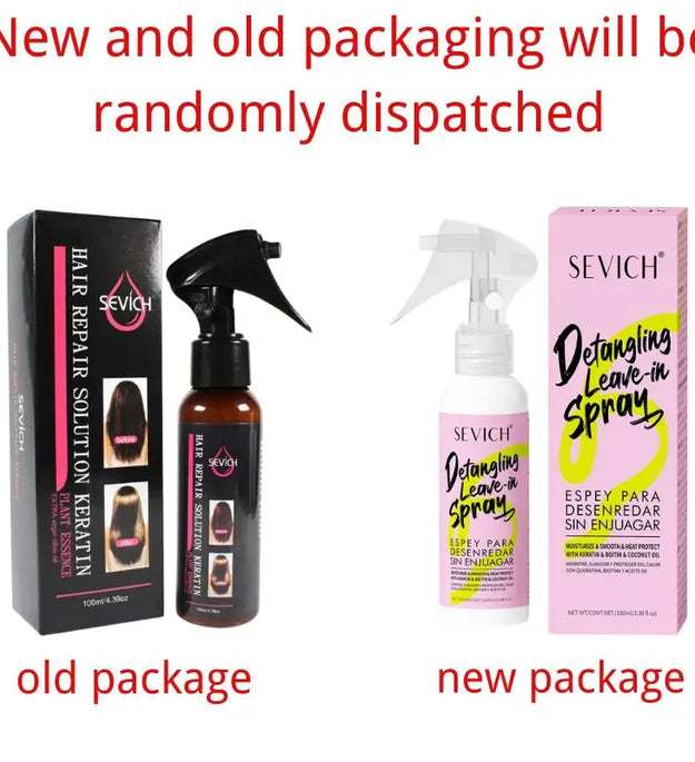 Keratin Hair Smoothing Spray Hair Conditioner Keratin Hair Treatment For Dyeing Damaged Anti-frizzle Soften Shiny Hair Care Oil