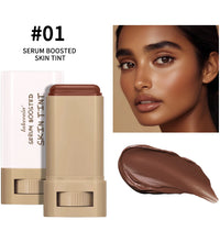 Skin Tint Stick Waterproof Nourishing Solid Tinted Serum Foundation Skin Tint Balm Face Tinted Face Contour Stick Makeup - BlissFully