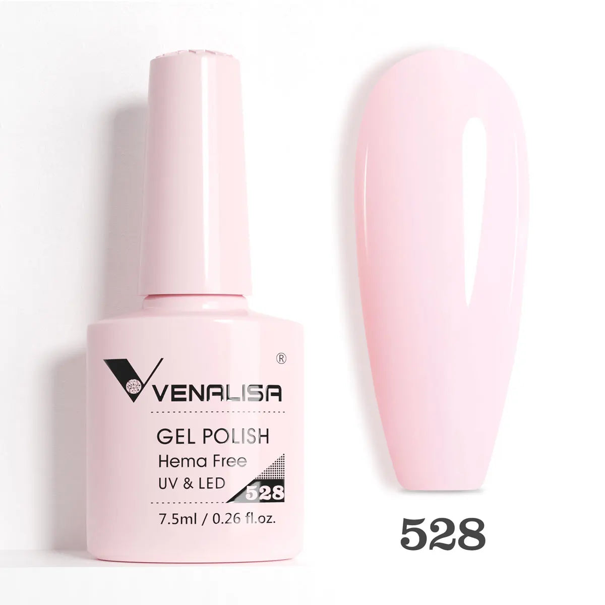 Venalisa HEMA TPO FREE Nail Gel Polish Glitter Gorgeous Full Coverage Soak Off UV LED French Nail Jelly Pink Nude Collection