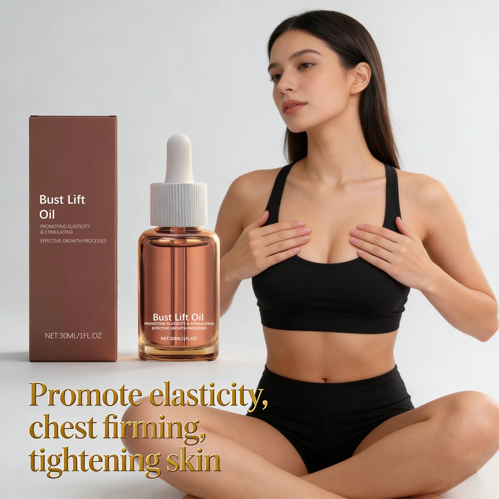 Bust Lift Oil Breast Enhancement Essential Oil Promote Elasticity Chest Firming and Lifting Nourishing Smoothing Body Skin Care