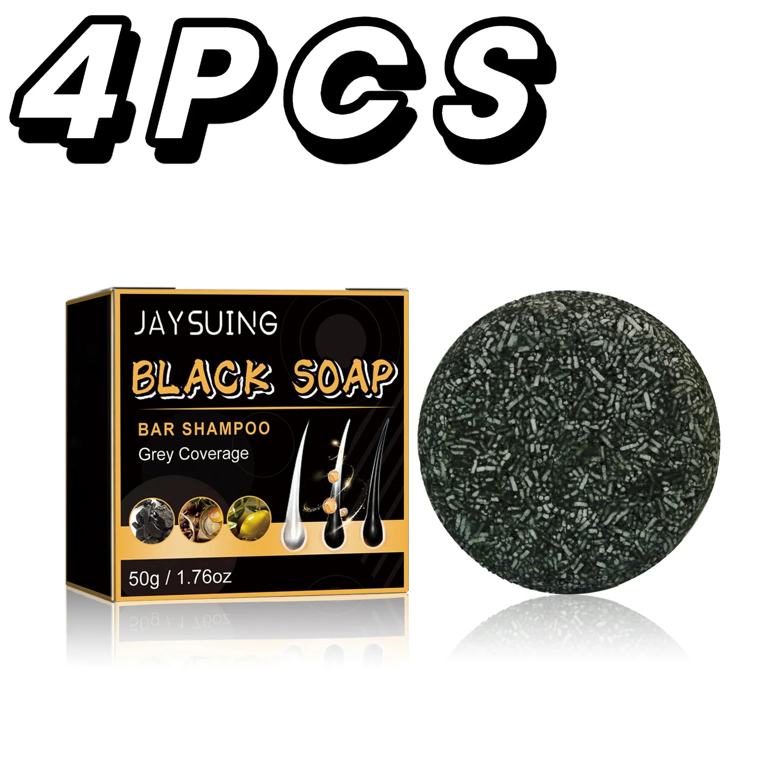 Herbal Dandruff Removal Shampoo Bar Mild Tea Tree Oil Essence Oil Control Scalp Cleansing Hair Care Soap Hair Damaged Repairing - BlissFully