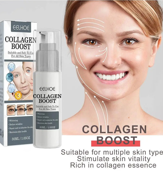 1/2/3pcs 30ml Collagen Boost Firming Essence Cream Fade fine lines Face brightening lightining Serum Cream skin care for women - BlissFully