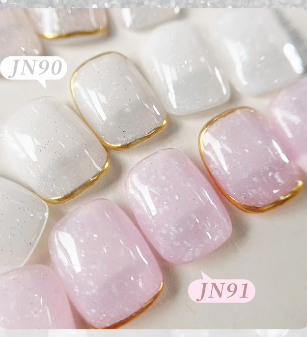 BORN PRETTY 10ml Snow Glitter Jelly Gel Polish Christmas Vernis Semi Permanent Nail Art Soak Off UV Gel Manicure Nail Supplies