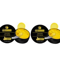 Golden Eye Mask Contains Collagen and Aloe Vera - Hypoallergenic Moisturizing Patch Suitable for All Skin Types, Increases Brightness and Elasticity, Reduces Dullness - BlissFully
