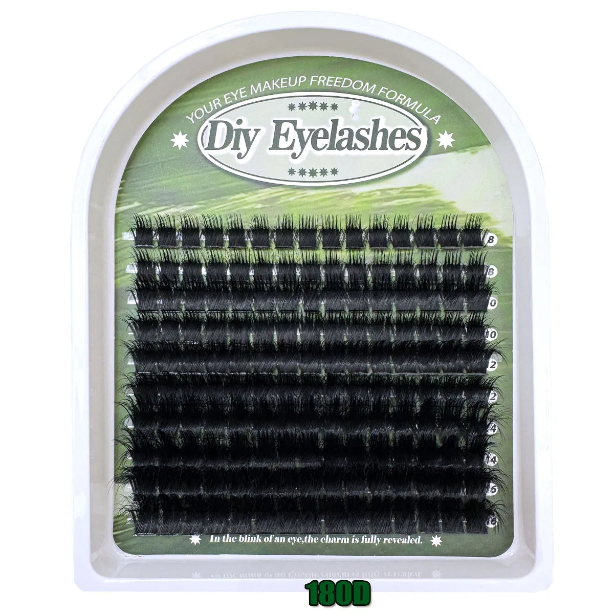 200D-50D Fluffy Lash Clusters Thick Cluster Eyelash Extensions Individual Lashes Mink Eyelash Clusters D Curl 8MM-16MM Dramatic
