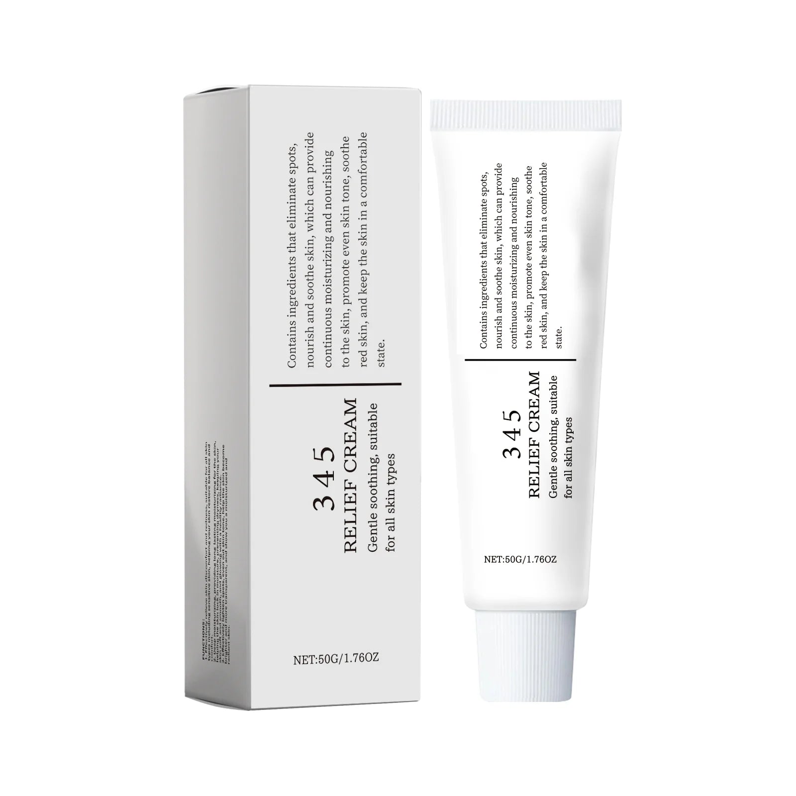 345 Relief Cream Moisturizing Blemishes Nourish The Skin And Provide Soothing Care Resulting In A Well-Rounded Skincare Solution