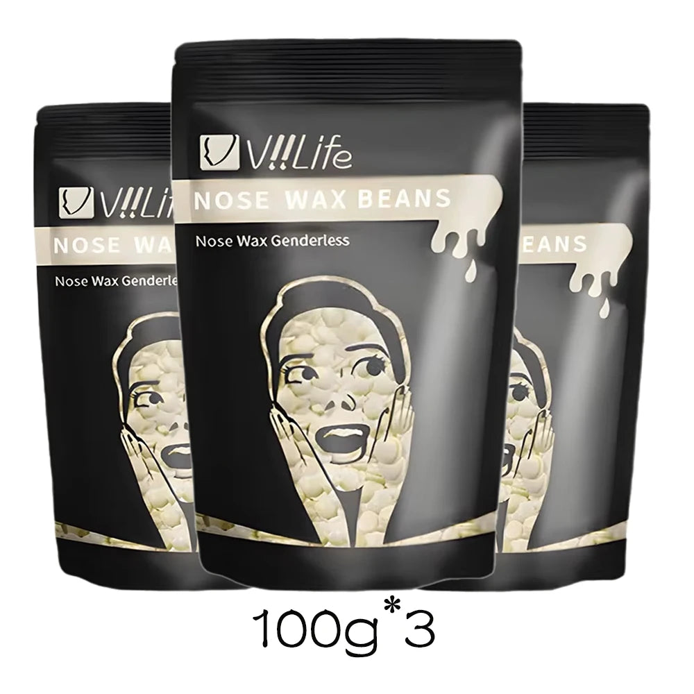 50g/100g Hard Wax Beans Solid Hair Remover No Strip Depilatory Hot Film Wax Bead Hair Removal for Full Body Bikini Leg Eyebrow