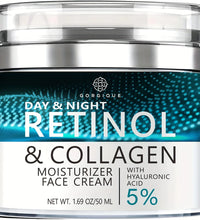 Face Moisturizer Retinol Cream - Day & Night Anti Aging Moisturizing Cream - BlissFully