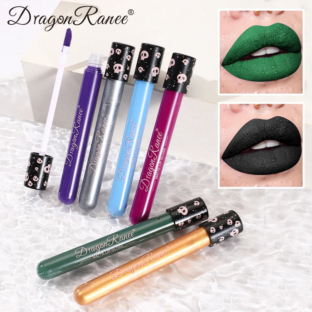 Colorful Lip Gloss Lip Glaze Tube Lip Glaze Lip Makeup Easy to Apply Waterproof Matte Lip Gloss Party Lip Makeup Lip Gloss Not Easy to Fade Lip Gloss