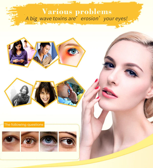 5/10/20/30 Pairs Gold Collagen Crystal Eye Mask skincare Eye Patches Firming Moisturizing Nourishing Eye Skin Care Products