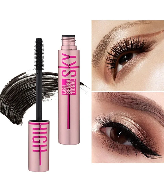 Eyelashes Lengthening 4D Mascara - Lengthening, Thickening, Waterproof, Sweat-Resistant, Silky Lash,Non-Smudging, Easy to Remove