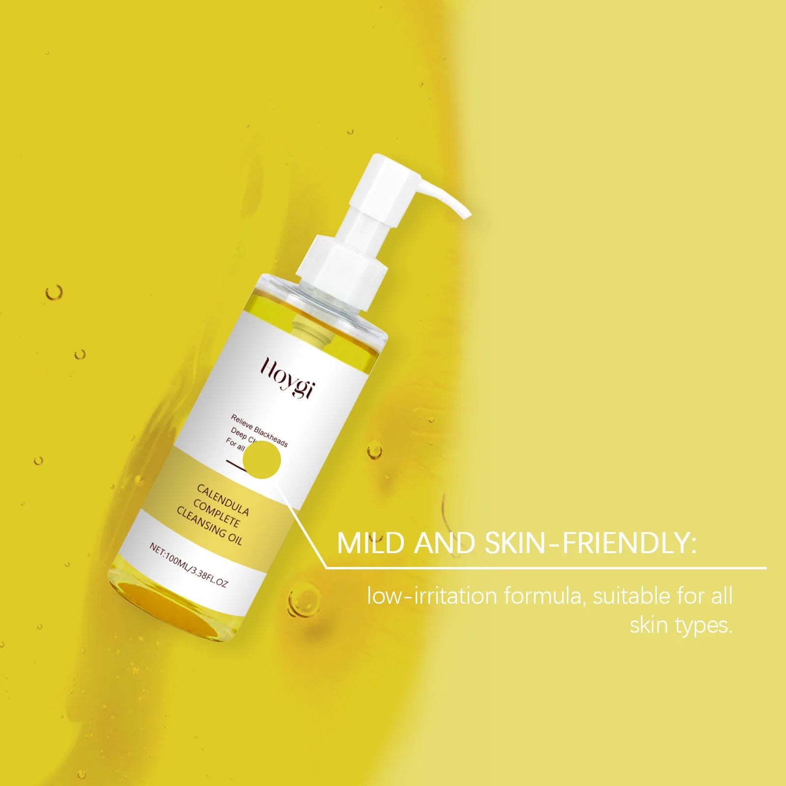 Makeup Remover Oil Instant Makeup Removal Refreshing Non Irritating Clear Cleaning Improve Sensitive Skin Facial Cleanser Oil