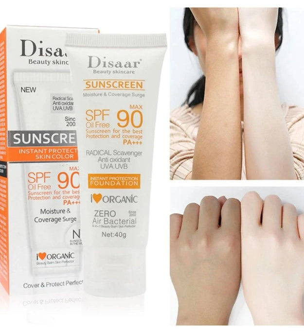 Facial Body Sunscreen Whitening Sun Cream SPF 90 Moisturizing Anti-Aging Oil-control Dust Oil Control Reduce Melanin Skin Care