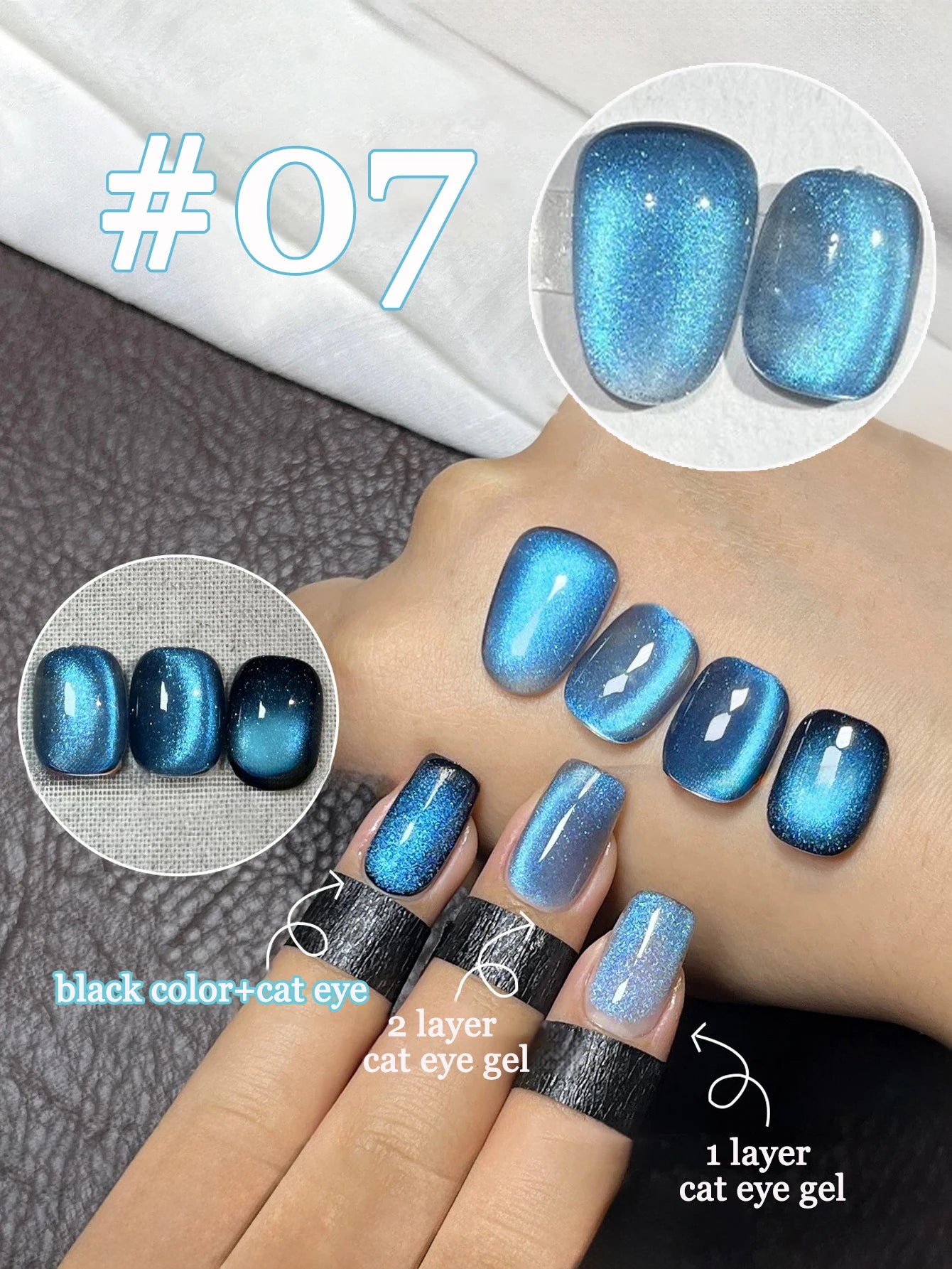 1-21pcs WS Japanese style Sparkling White Gel Nail Polish Fine Sparkling Pink Glitter Cat Eye Nail Gel Nail Art Home DIY