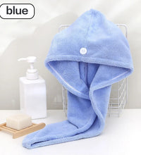 Hair Towel Wrap Fast Dry Hair Towel Super Absorbent Microfiber Coral Velvet Hair Drying Towel Quick Dry Hair Turban - BlissFully