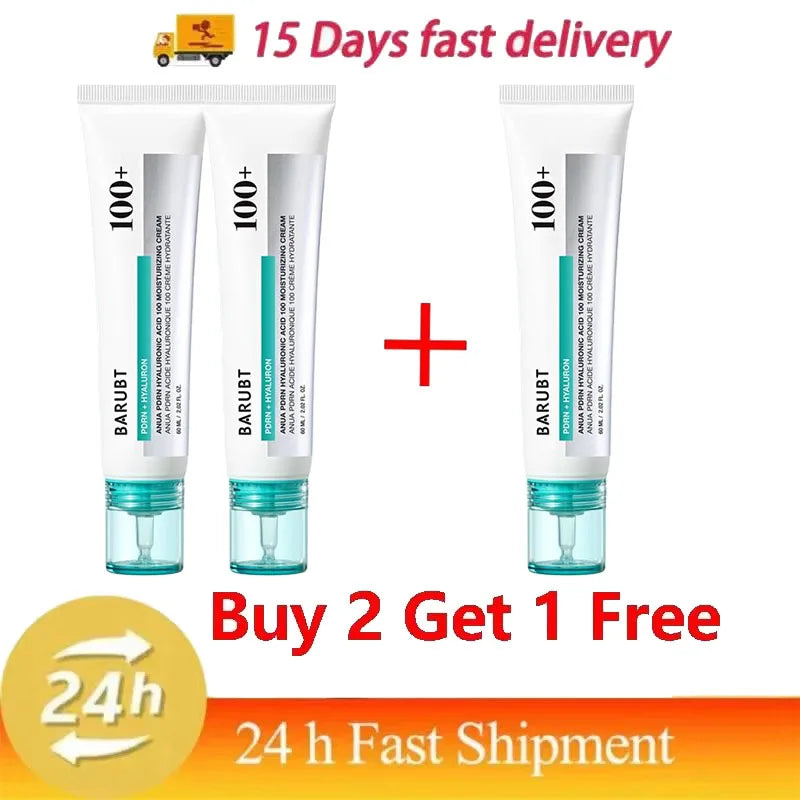 PDRN Hyaluron Face Cream Hyaluronic Acid Moisturizer for Hydrating & Firming Restorative Uneven Skin Tone Care Korean Skincare