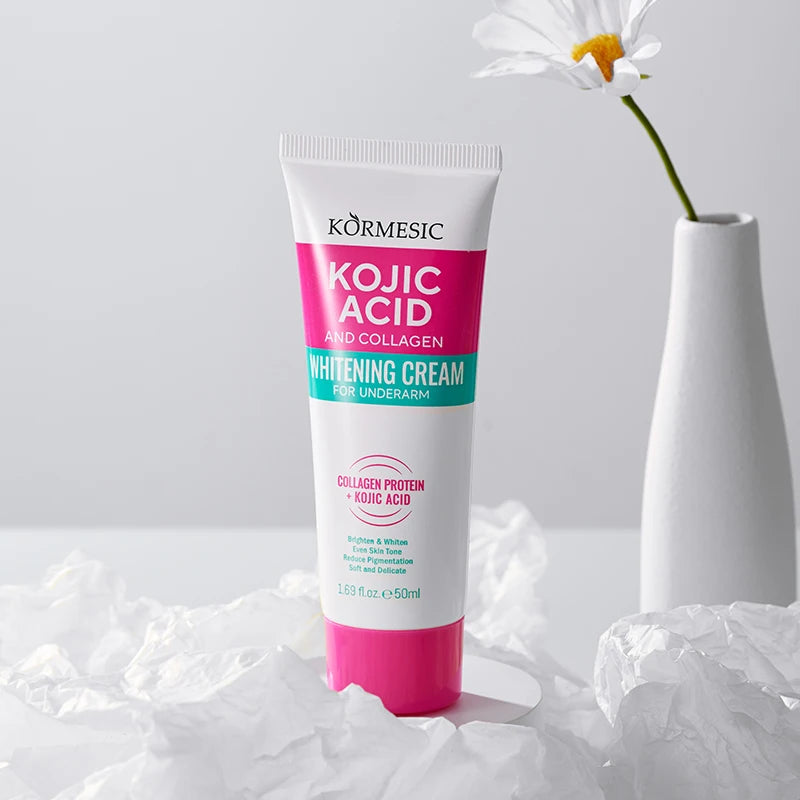 50g Body Underarm Whitening Cream Private Parts Bleaching Whiten Butt Knee Brighten Inner Thigh Intimate Dark Remove Melanin