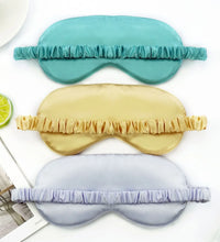 1PC Women Imitated Silk Sleep Eye Mask Portable Travel Eyepatch Nap Eye Patch Rest Blindfold Eye Cover Sleeping Night Eyeshade - BlissFully