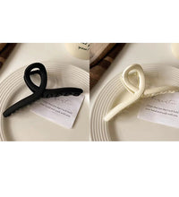 2/4Pcs Women Hair Claw Clip Cross Matte Hairpin Fashion Hairgrips Large Hair Claw Crab Clips Girls Korean Hair Accessories - BlissFully
