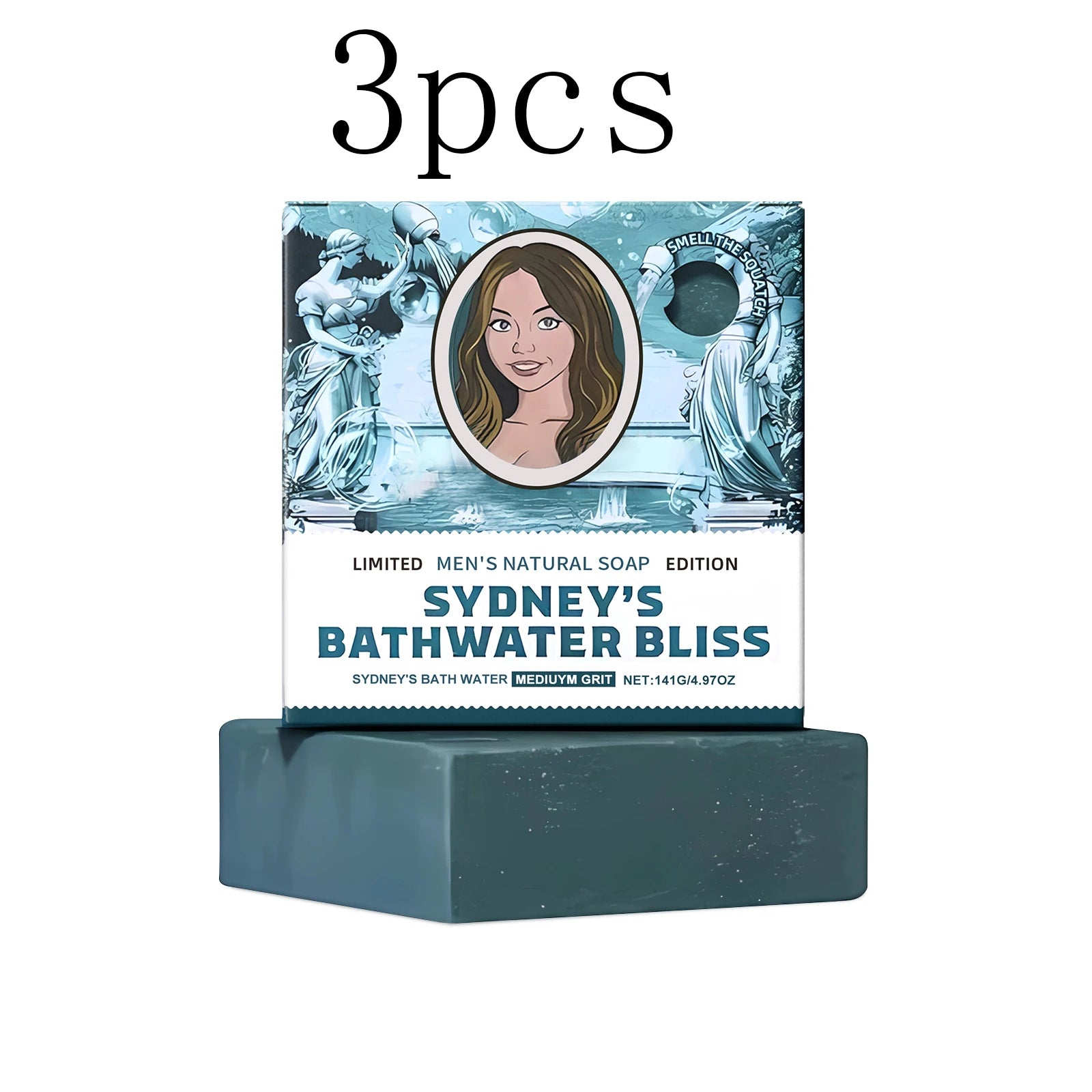 Bathing Soap Bar — Deep Cleansing, Nourishing, Oil-Control, Odor-Removing, Moisturizing & Refreshing, Fragranced Clean Skin