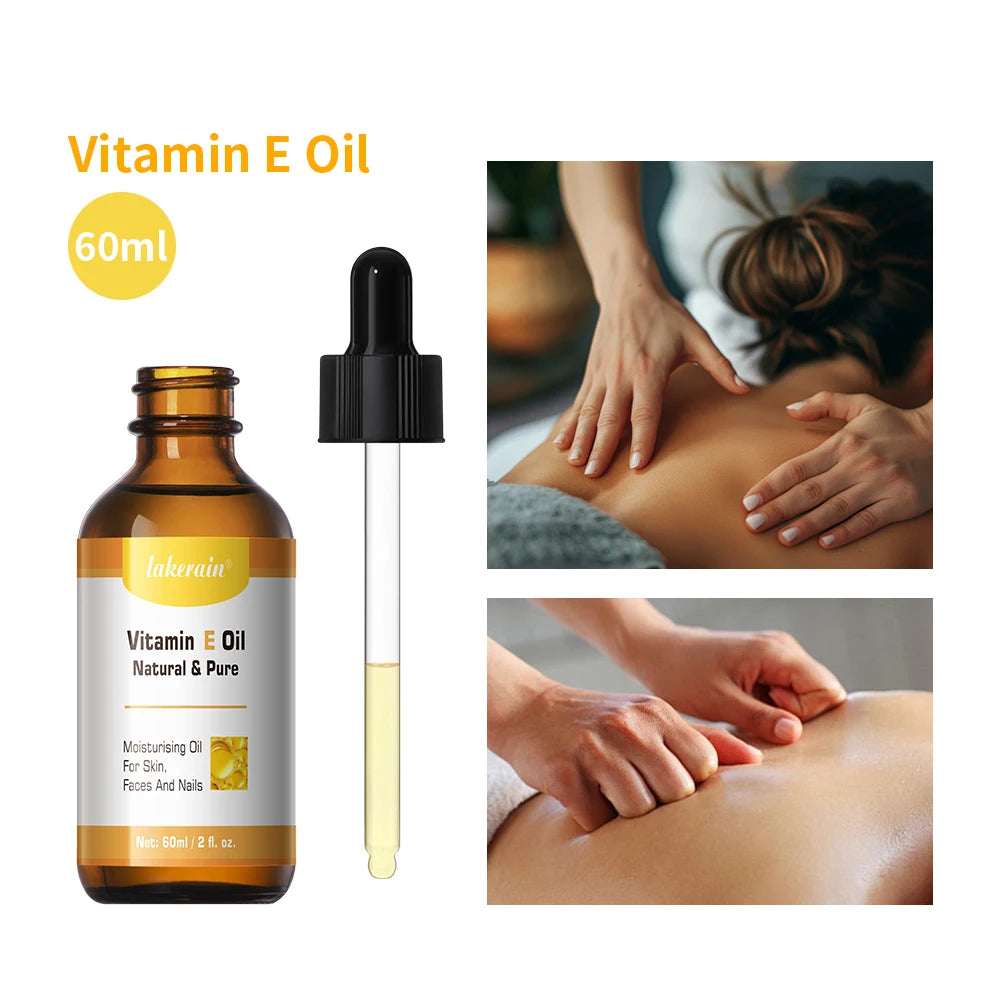 Vitamin E Oil Blend Natural Hexane Free Provides Intense Moisturization And antioxidant For Scars Skin Face &Full Body - BlissFully