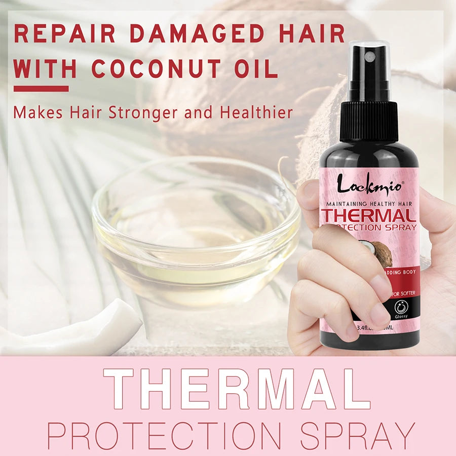 Thermal Protection Spray for Hair Heat Protector Serum Protect Hair From UV Damaged Moisturizing Hair-care Conditioner for Women - BlissFully