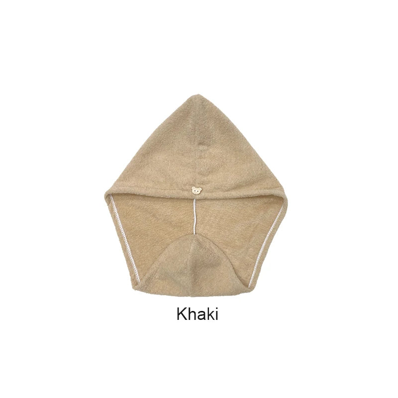 Microfiber Hair Towel Wrap for Women, Shower Spa Head Wrap Hair Drying Hat Turban Microfiber Terry Dry Absorbent Quick Dry Hair