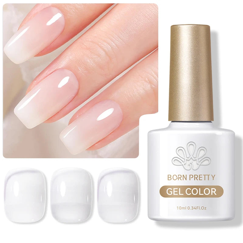 BORN PRETTY 10ml Dark Red Cat Magnetic Gel Nail Polish for Winter Nails DIY Jelly Glass Silver-Light Varnis Semi Permanent
