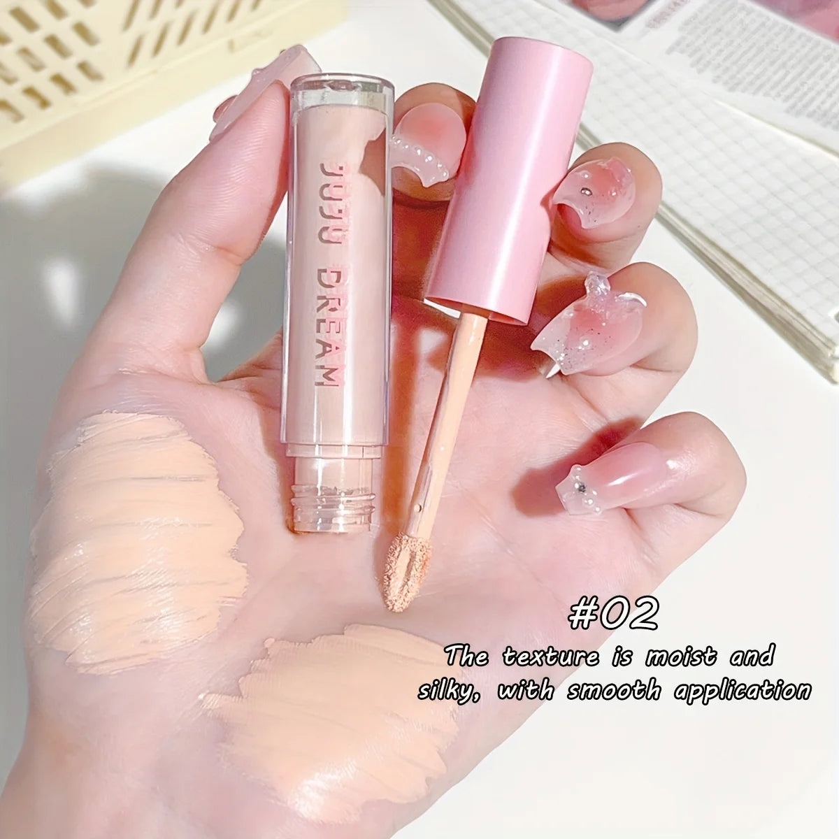 Flawless Concealer: Waterproof, Brightening, Suitable for All Skin Types - Perfect for Christmas and Valentine's Day Gifts