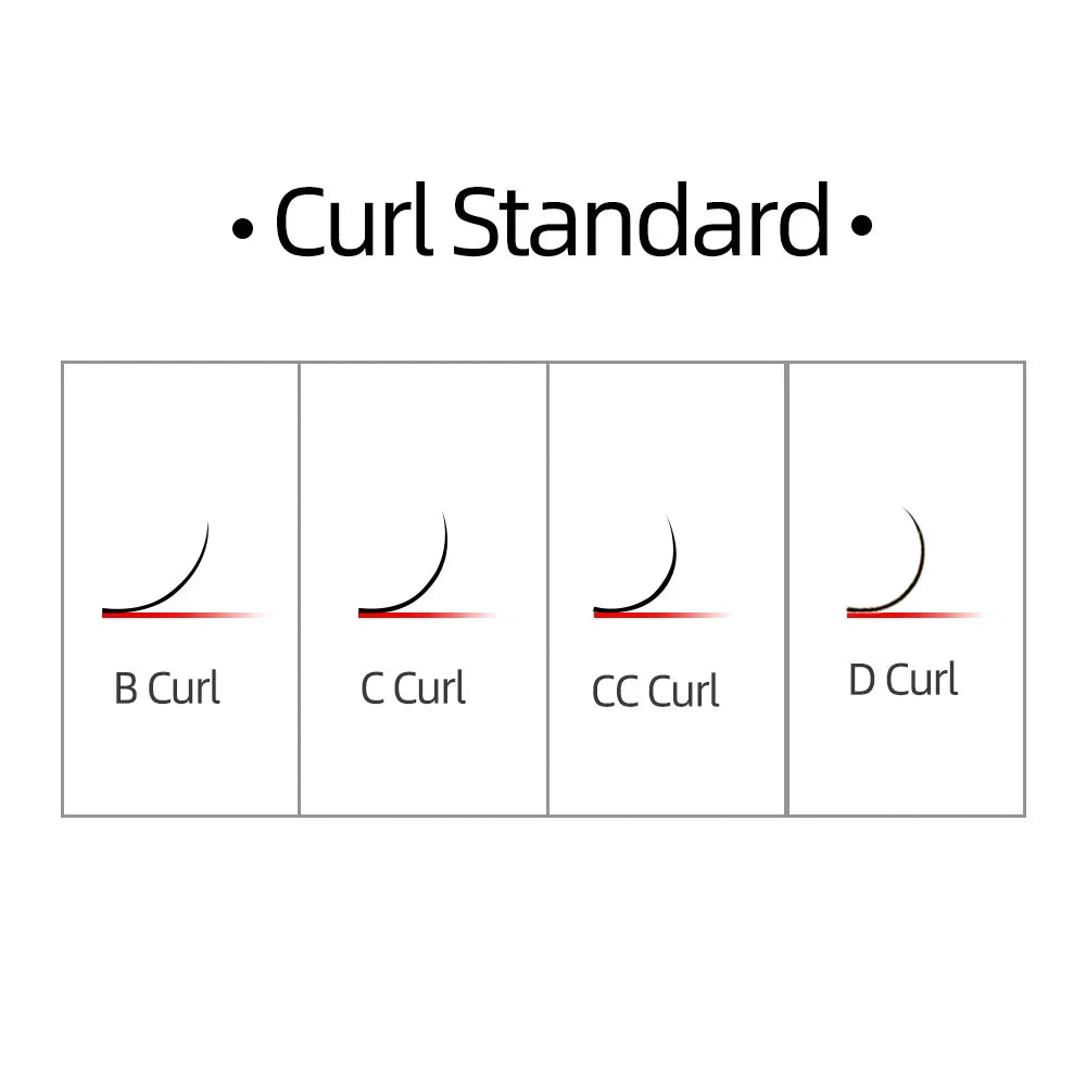 16Rows Faux Mink Individual Classic Eyelash Extensions Volume False Eyelashes Soft Natural Classical Lashes Makeup