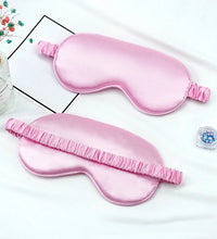 1PC Women Imitated Silk Sleep Eye Mask Portable Travel Eyepatch Nap Eye Patch Rest Blindfold Eye Cover Sleeping Night Eyeshade - BlissFully