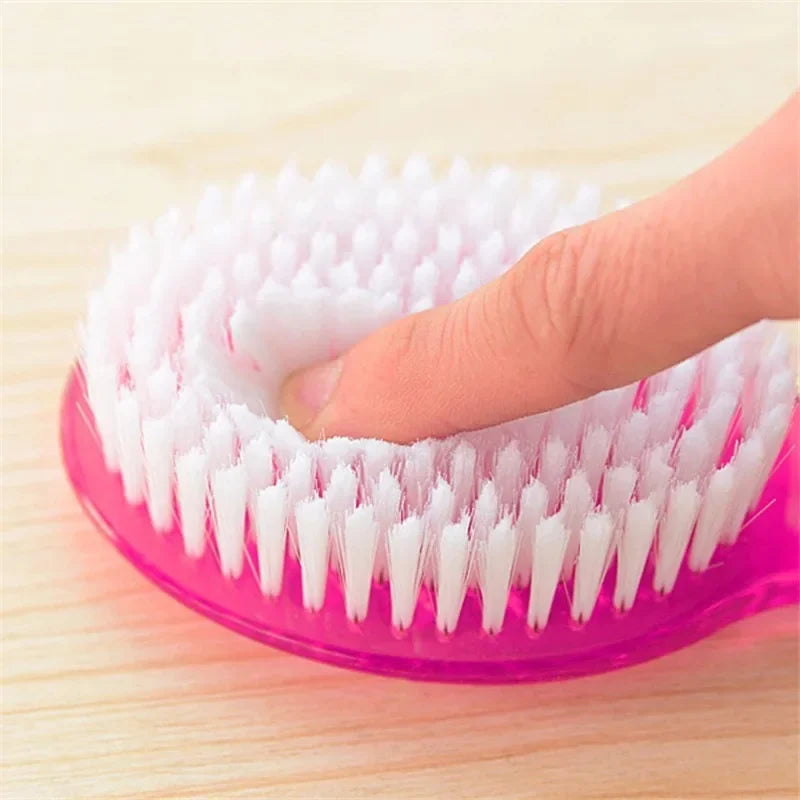 1pc Bath Brush Long Handle Exfoliating Scrubs Back Body Bath Shower Cleaning Brushes Skin Massager Exfoliation Bathroom Supplies