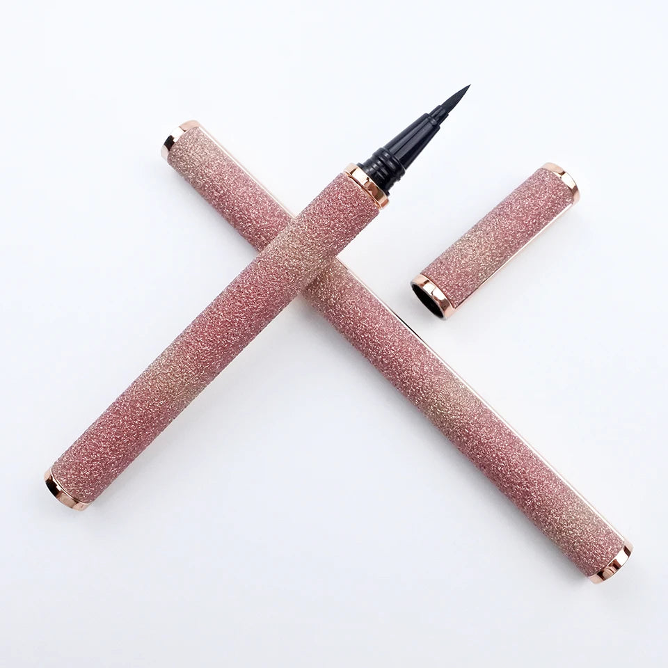 REDSIREN 2 in 1 Lash Glue & Eyeliner Waterproof Long Lasting self adhesive Glue False Eyelashes Black Liquid Eyeliner Glue Pen