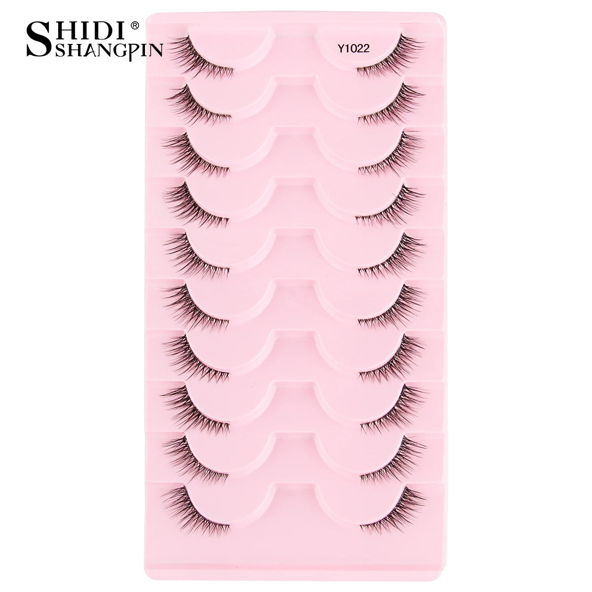 New Half Eyelashes False Lashes 10 Pairs 3D Mink Lashes Natural Eyelash Extension Cat Eye Eyelashes Makeup faux Cils Fox Lash