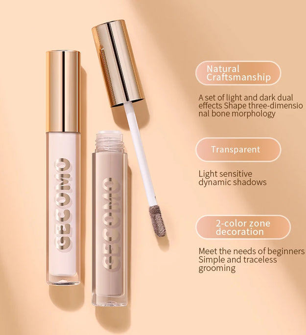 Moisturizing Facial Contouring & Brightening Liquid Cover Dark Circles Acne Marks Shadow Brightening Liquid Highlighter