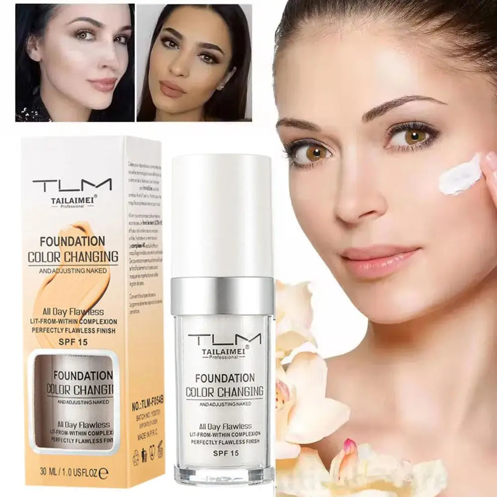 30ml Foundation with Universal Tint Light Sheer Coverage Sunscreen Rejuvenates Hydrates Skin Tinted Moisturizer 1/2pcs